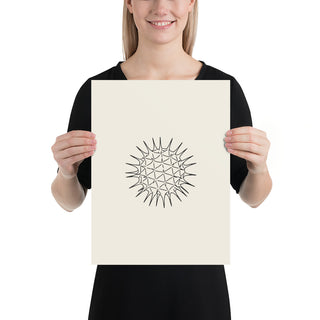 Art print with the same design
