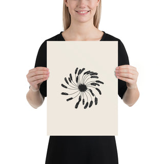 Art print with the same design