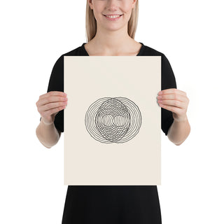 Art print with the same design
