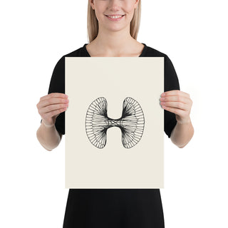 Art print with the same design