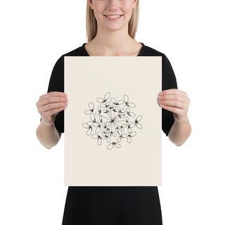 Art print with the same design