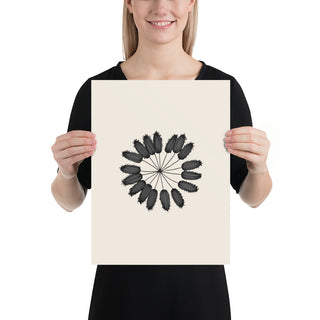 Art print with the same design