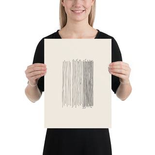 Art print with the same design