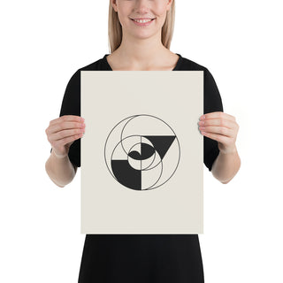 Art print with the same design