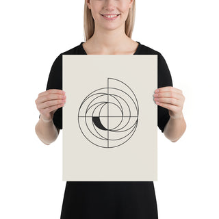 Art print with the same design