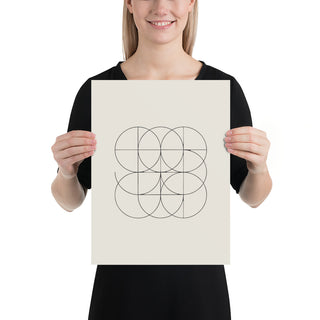 Art print with the same design