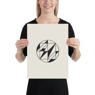 Art print with the same design