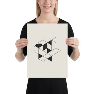 Art print with the same design