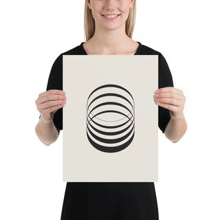 Art print with the same design