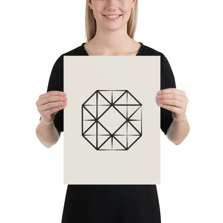 Art print with the same design